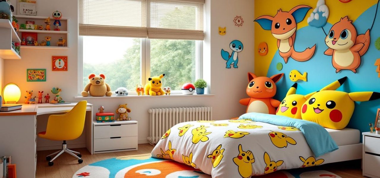 découvrez nos astuces et conseils pour créer une chambre d'enfant sur le thème de pokémon : décoration, mobilier, accessoires et idées diy pour un univers ludique et coloré !