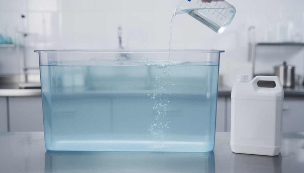 découvrez quelle quantité de javel est nécessaire pour désinfecter efficacement 1000 litres d'eau, afin d'assurer une eau propre et sécuritaire.