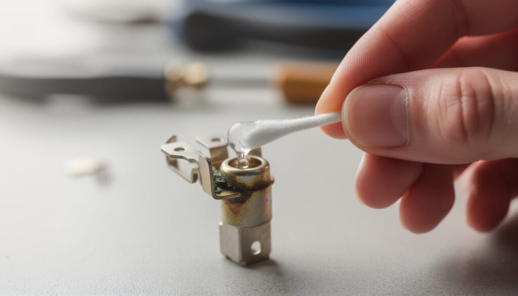 apprenez à nettoyer efficacement un contact électrique avec du vinaigre pour améliorer la conductivité et assurer un fonctionnement optimal de vos appareils.